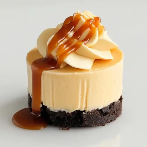 Mini Caramel Cheesecakes No Bake