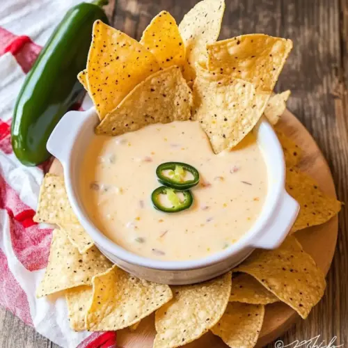 Crockpot White Queso Dip Recipe