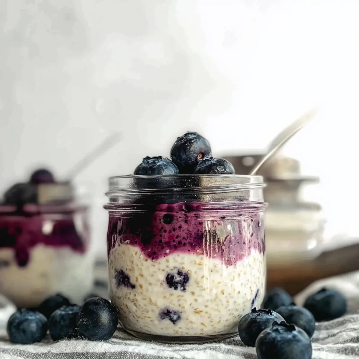 Blueberry Cheesecake Overnight Oats