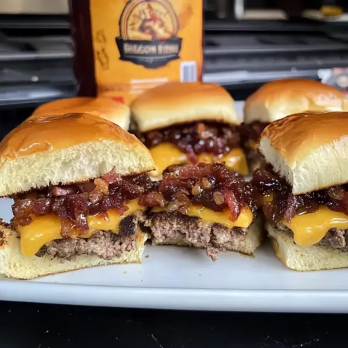 Bacon Jam Cheeseburger Sliders