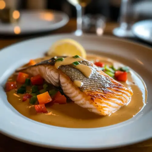 Red Snapper With Creamy Creole Sauce