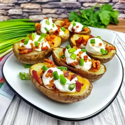 Fully Loaded Baked Potato Skins