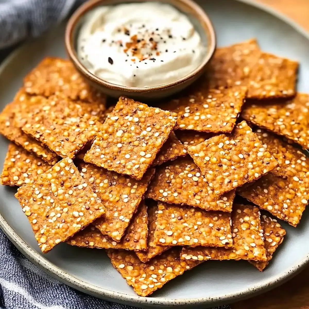 Crunchy Rote Linsencracker