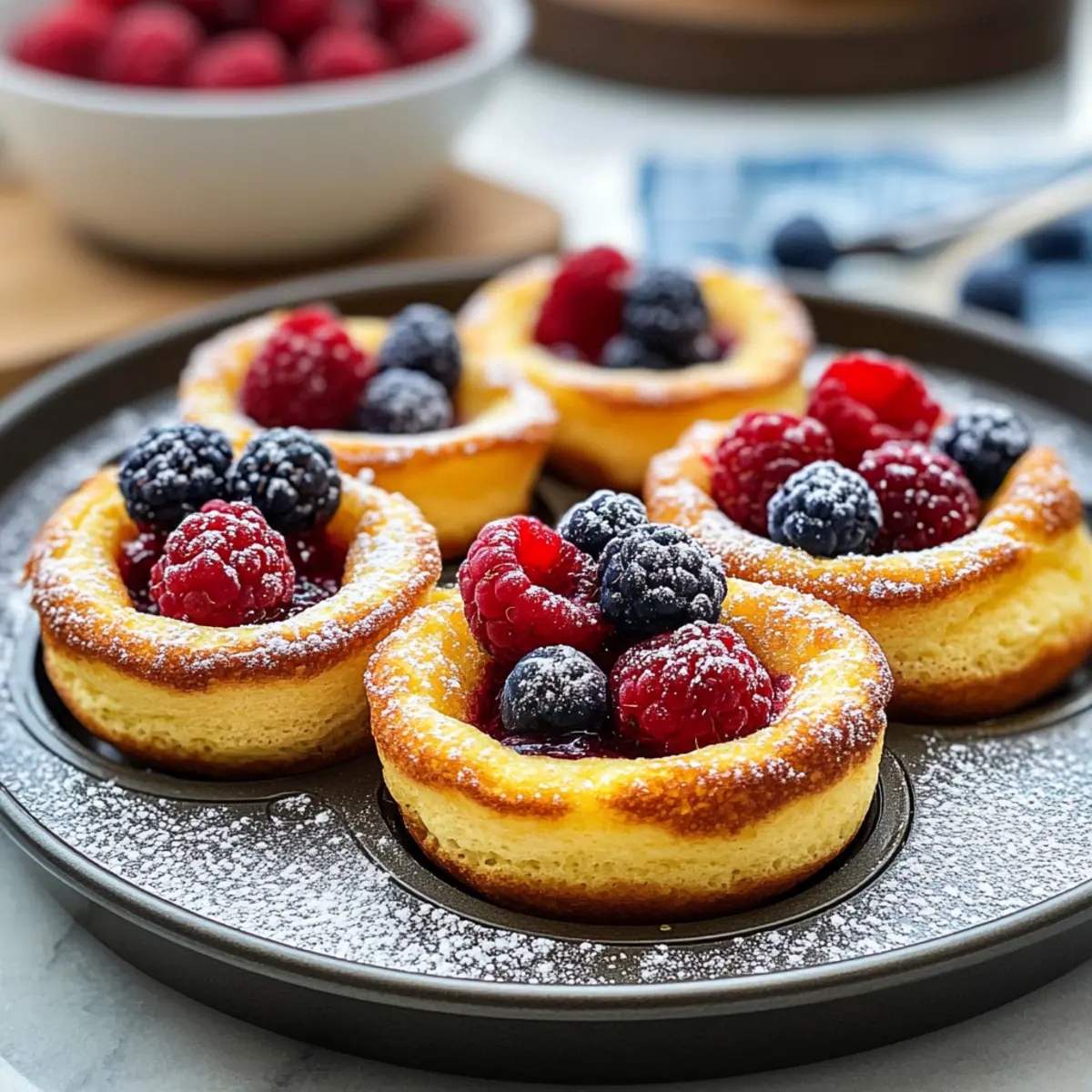 Mini Dutch Baby Pancakes