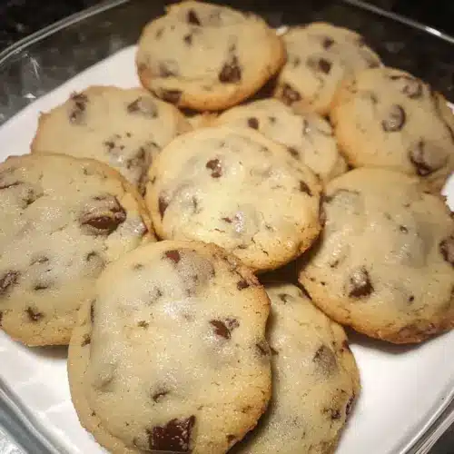 Sweet Chocolate Chip and Toffee Shortbread Cookies