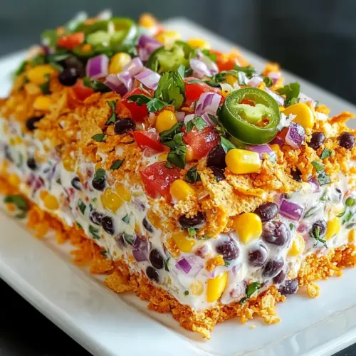 Cowboy Caviar Jalapeno Popper Cheese Log