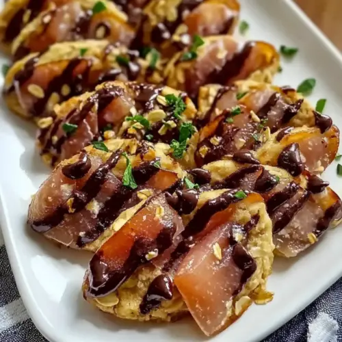 Grilled Apples with Prosciutto and Honey