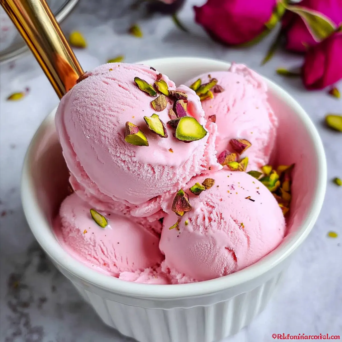 Rose Ice Cream