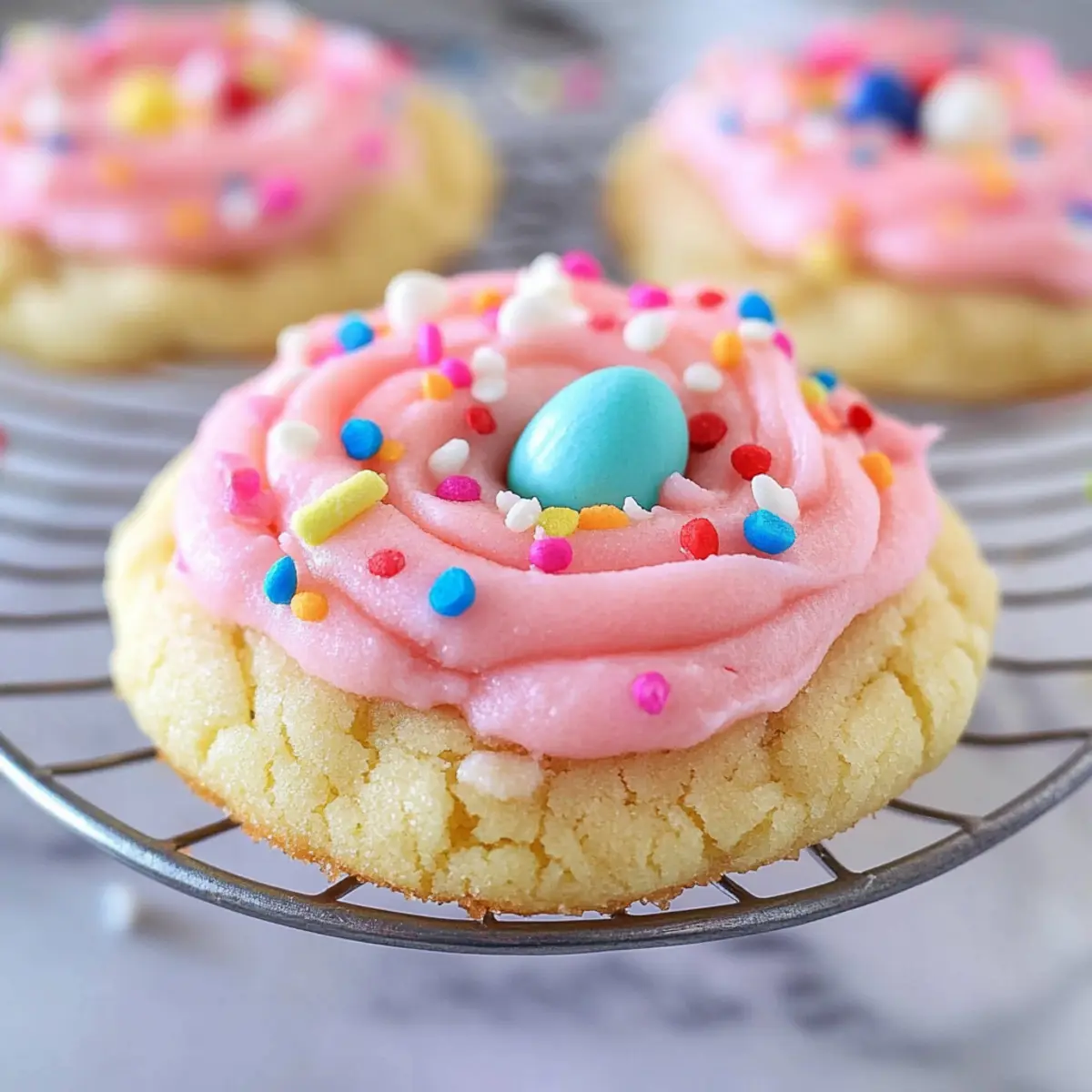 Easter Sugar Cookies (Crumbl Inspired)