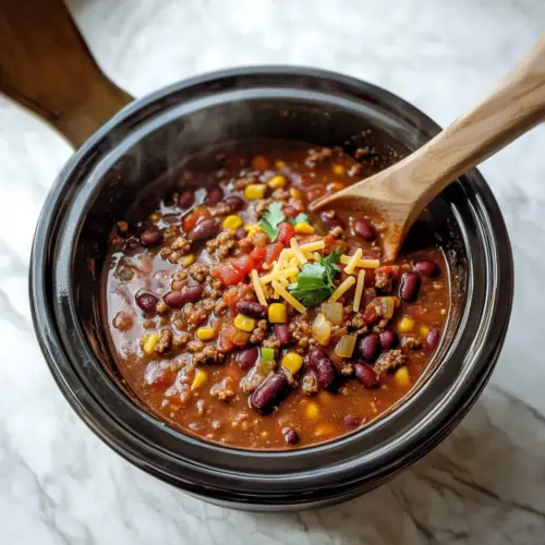 Crockpot Cowboy Chili