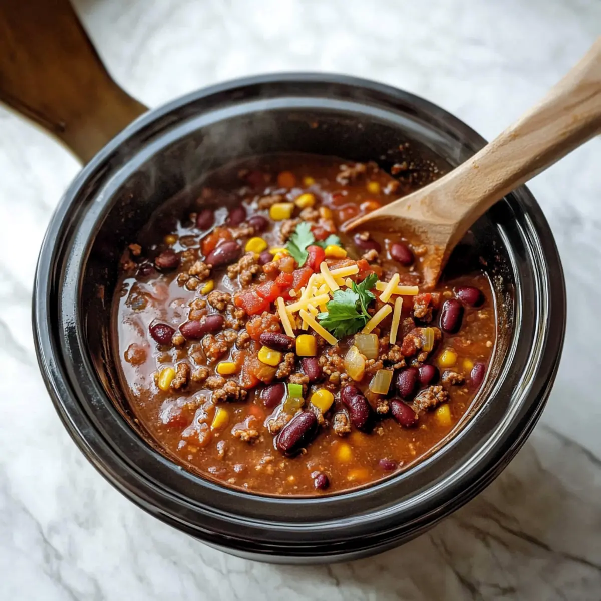 Crockpot Cowboy Chili