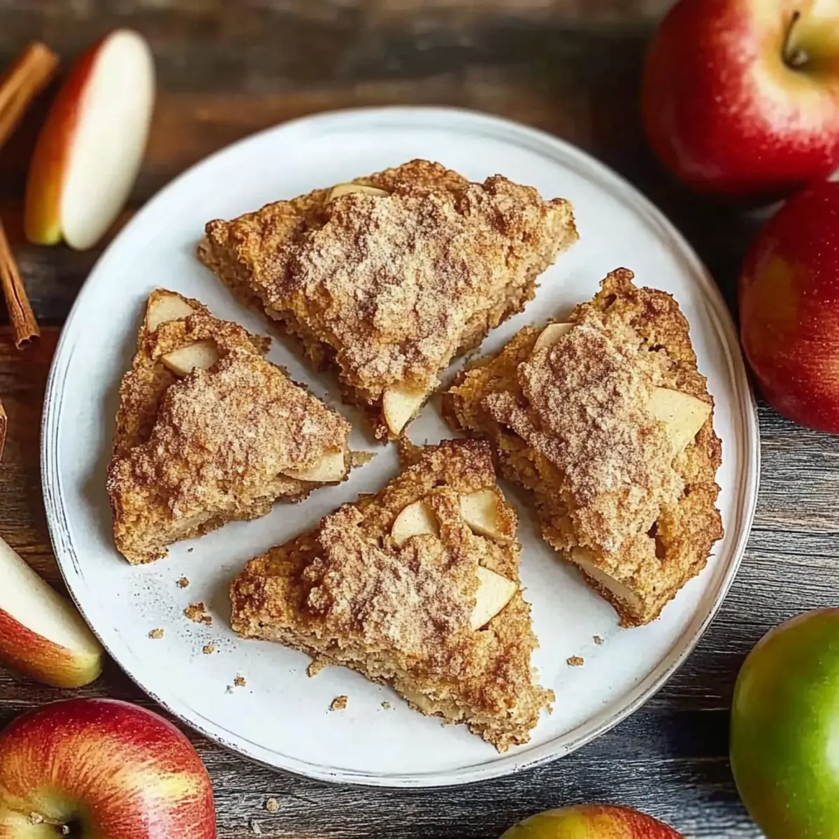 Fresh Apple Cinnamon Scones