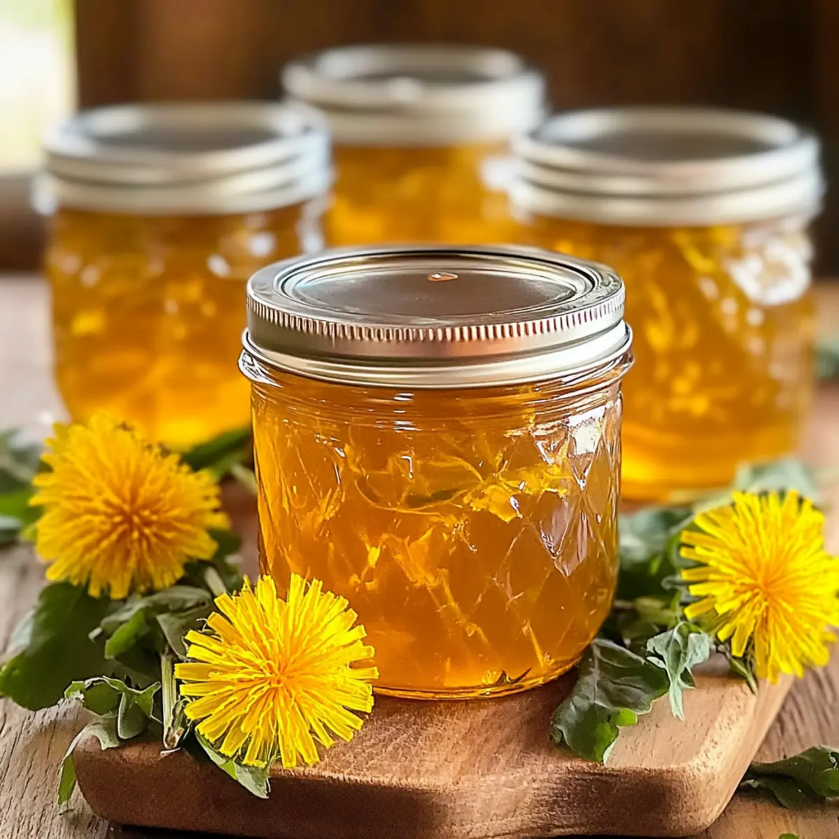 Homemade Dandelion Jelly Recipe