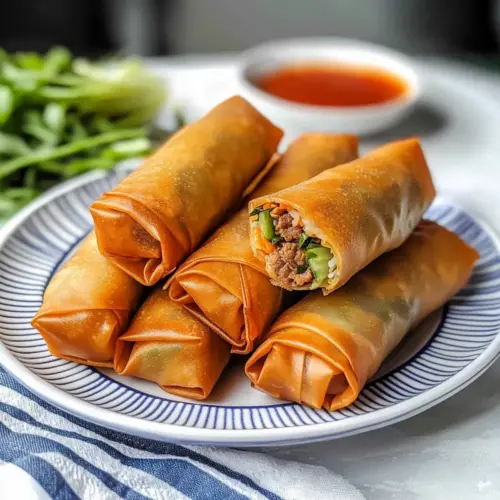 Crispy Chinese Spring Rolls