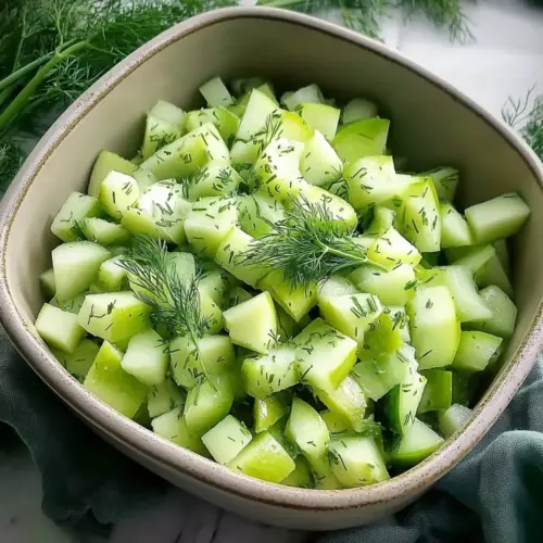 Crunchy Cucumber Celery Salad with Green Apple