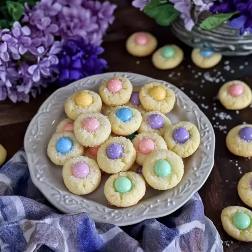 Easter Bunny Button Cookies