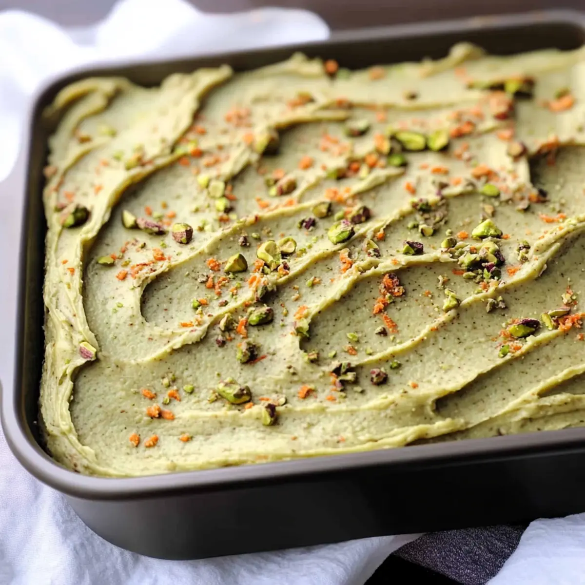 Pistachio Carrot Cake