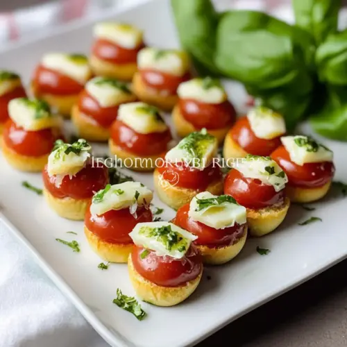 Shamrock Caprese Skewers