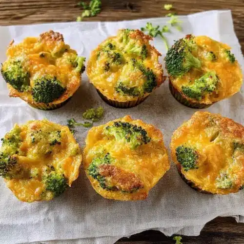 Easy Broccoli Cheese Cups