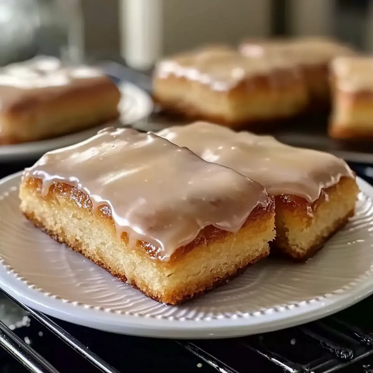 Maple Donut Bars