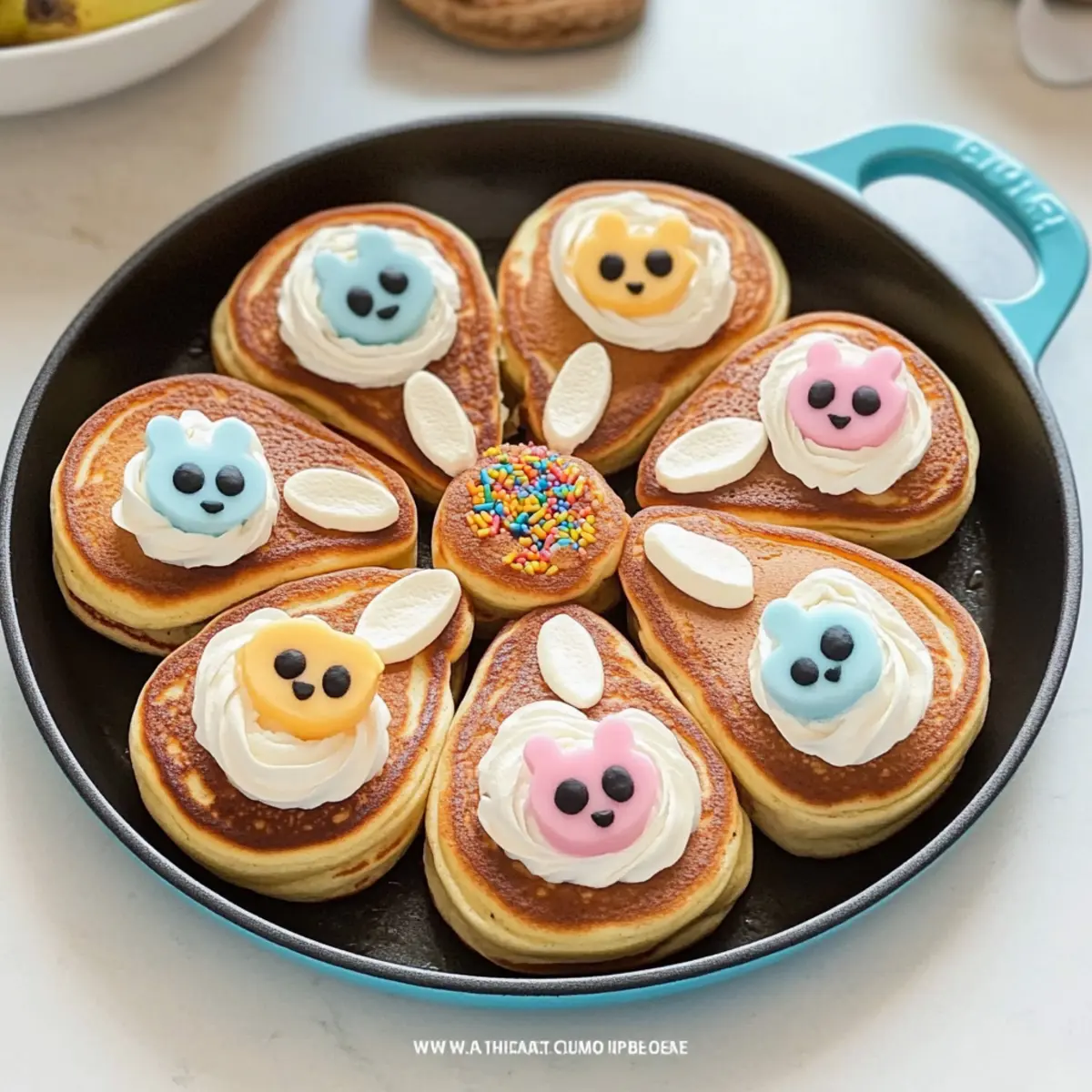 Bunny Cinnamon Roll Skillet