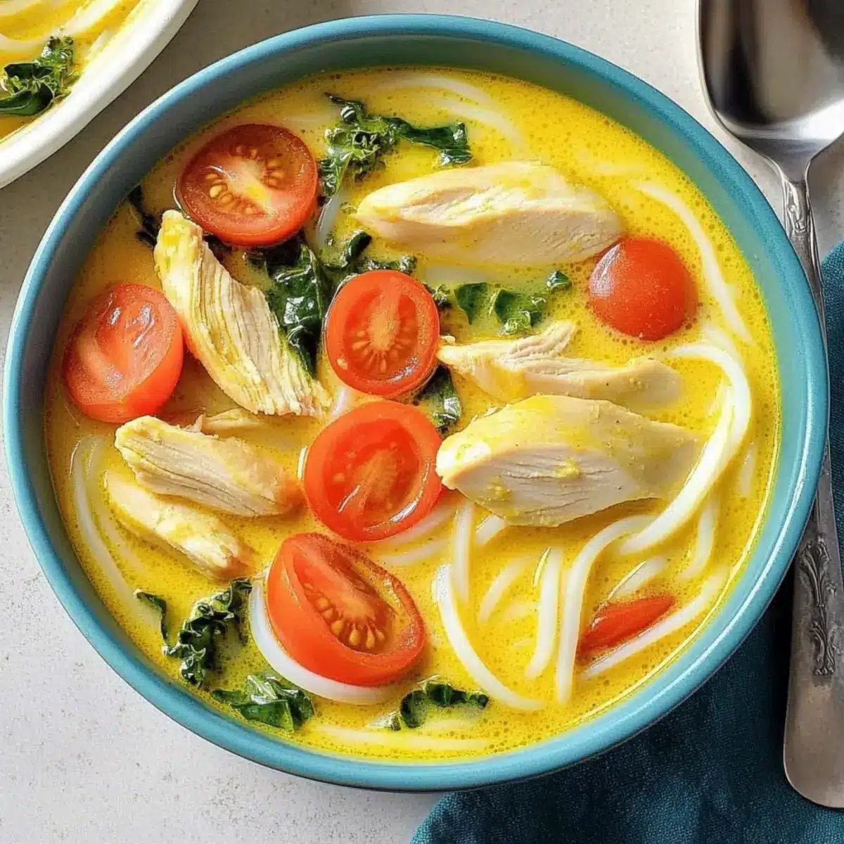 Ceylon Chicken Curry Noodle Soup