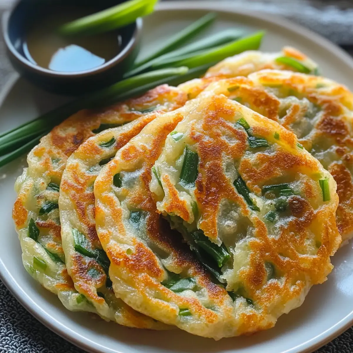 Rice Paper Scallion Pancakes