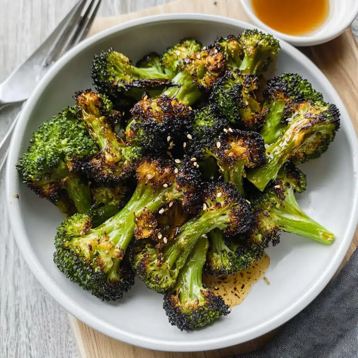 Roasted Miso Broccoli