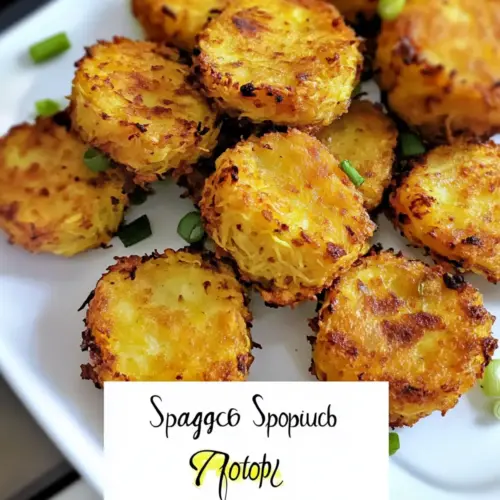 Spaghetti Squash Tots