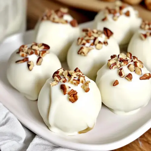 Carrot Cake Ball Truffles