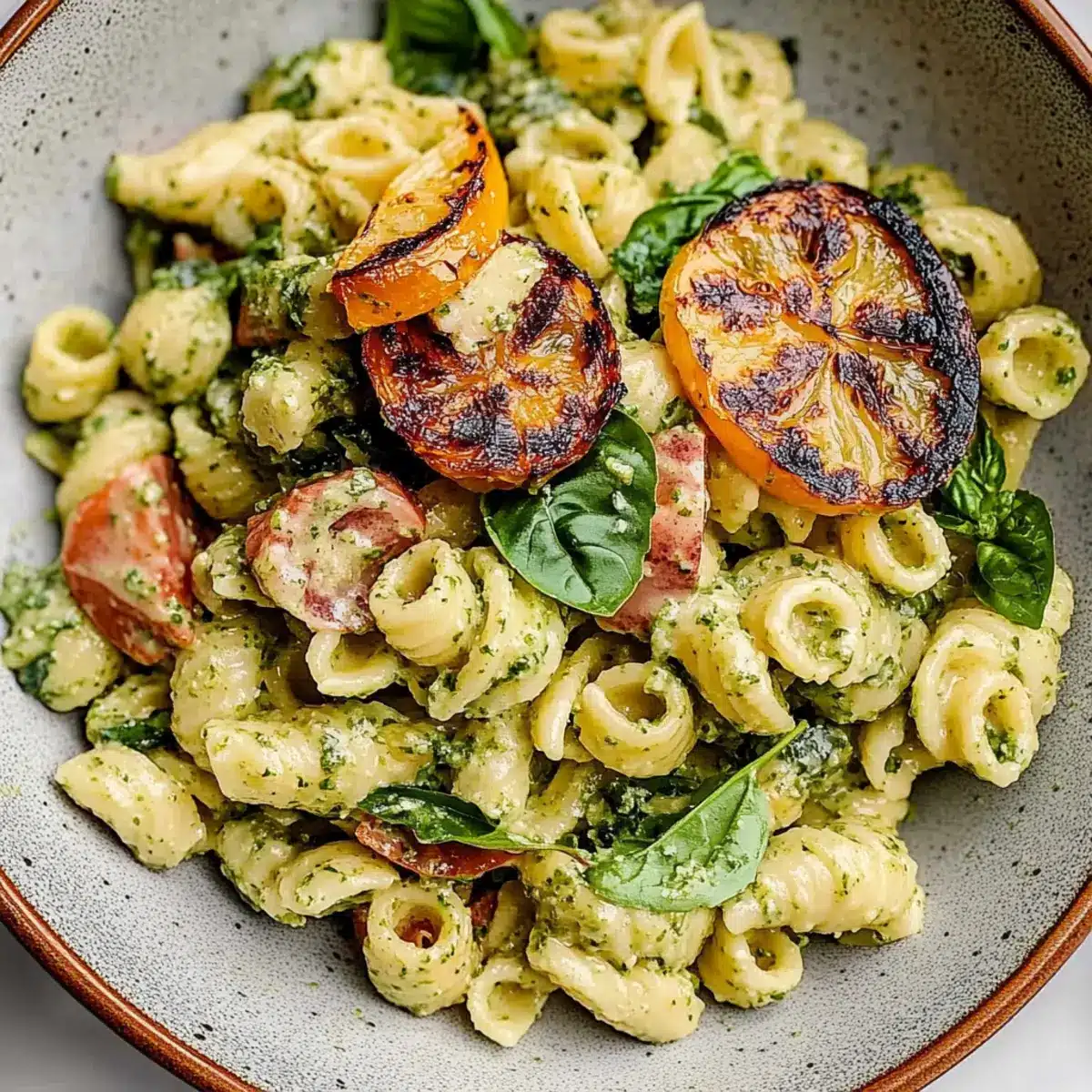 Lemon Basil Pasta Salad