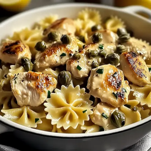 Lemon Chicken Piccata Pasta