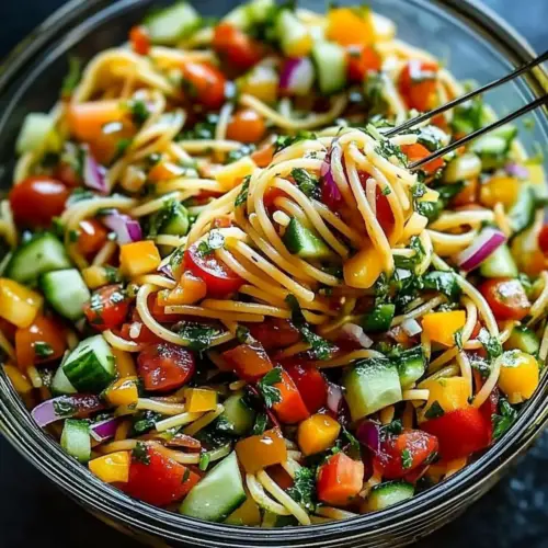 Spaghetti Salad With Italian Dressing