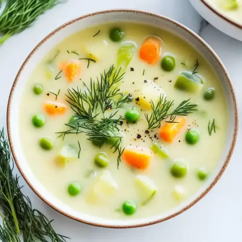 Creamy Spring Vegetable Soup