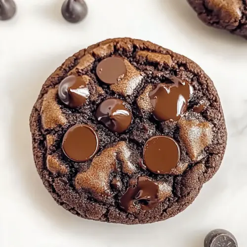 Bakery Style Double Chocolate Chip Cookies