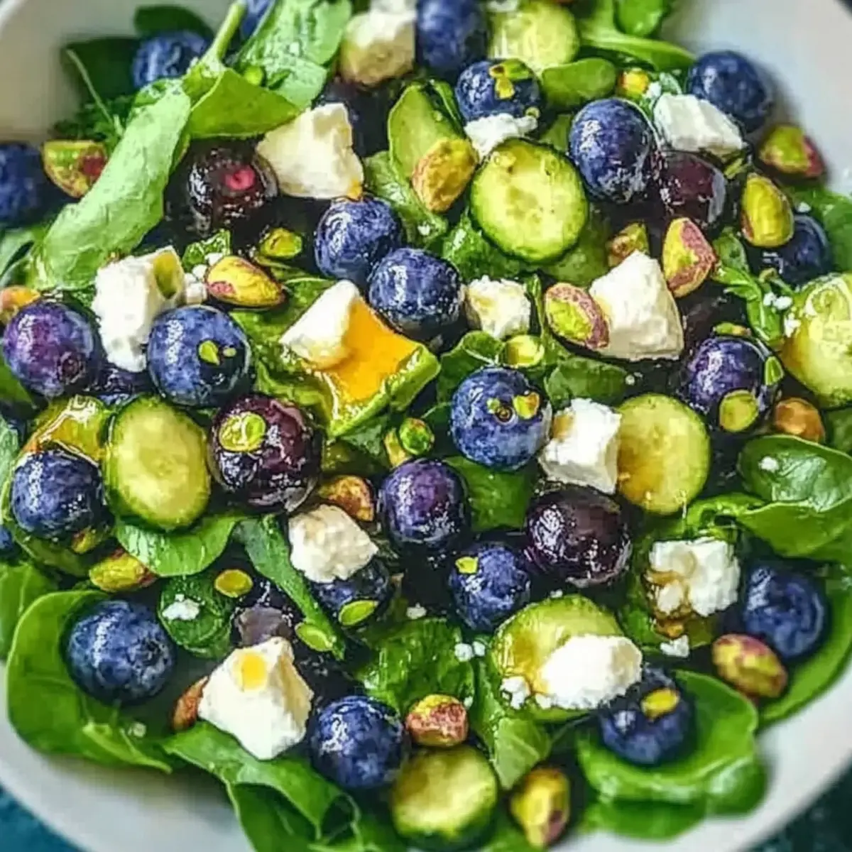 Blueberry Pistachio Spring Salad