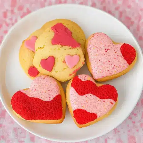 Love Heart Shaped Cookies