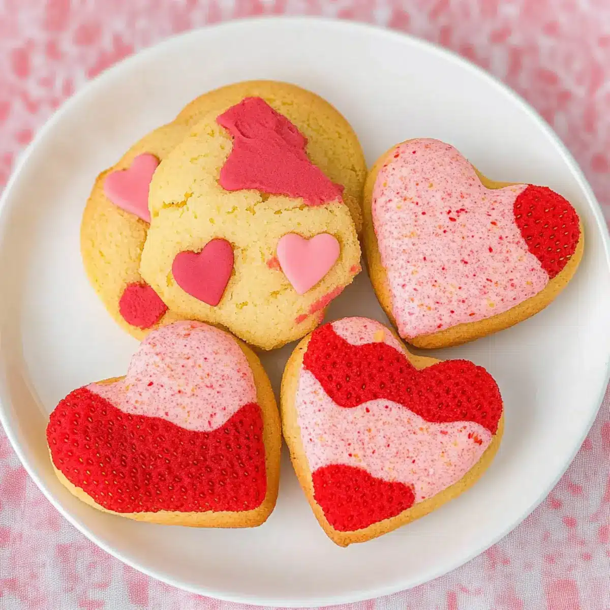Love Heart Shaped Cookies