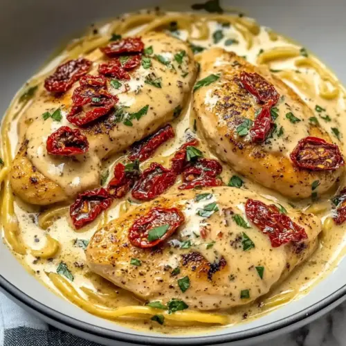 Marry Me Chicken in Creamy Tuscan