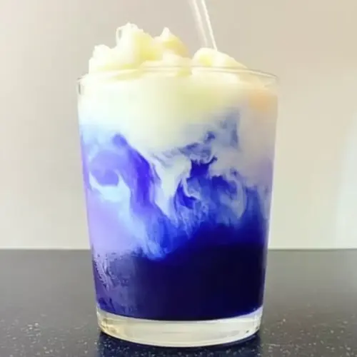 Iced Blue Tea Latte