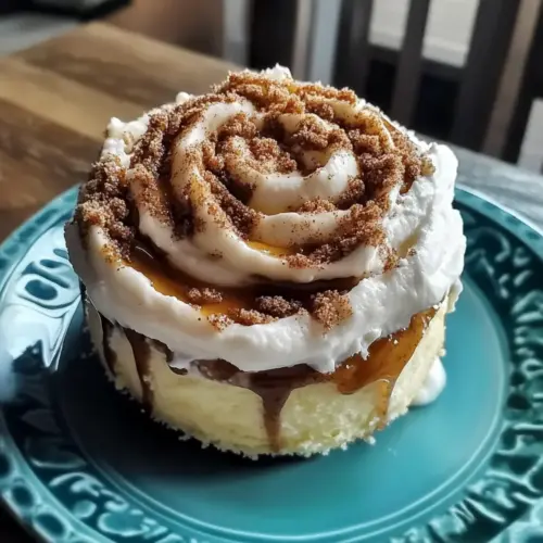 High-Protein Cinnamon Roll Mug Cake
