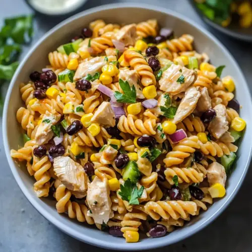 BBQ Chicken Pasta Salad
