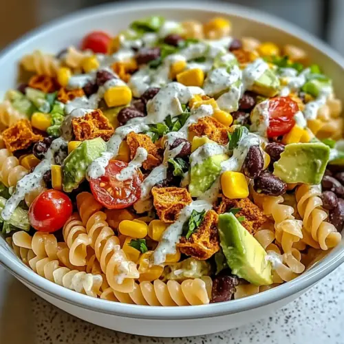 Easy Taco Pasta Salad Summer