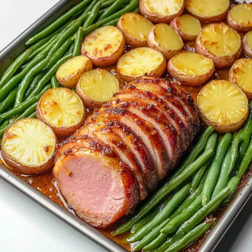 Easter Dinner on a Sheet Pan