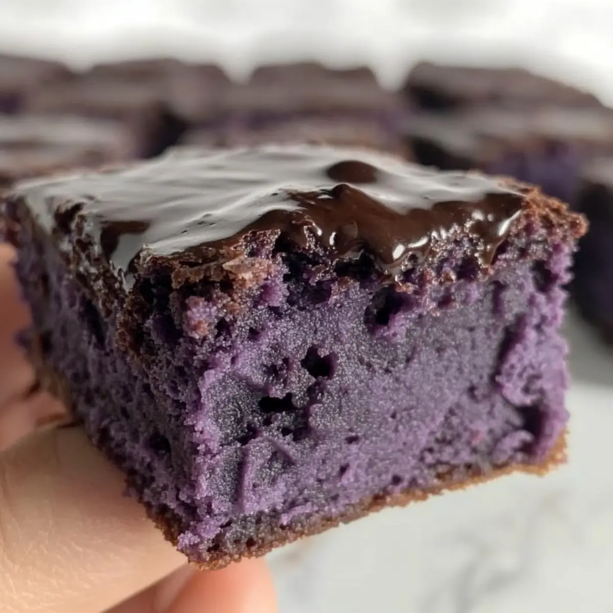 Ube Brownies