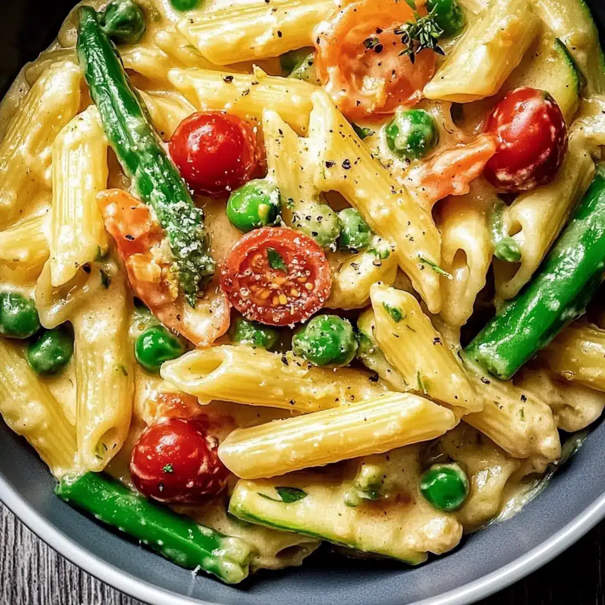 Creamy Pasta Primavera
