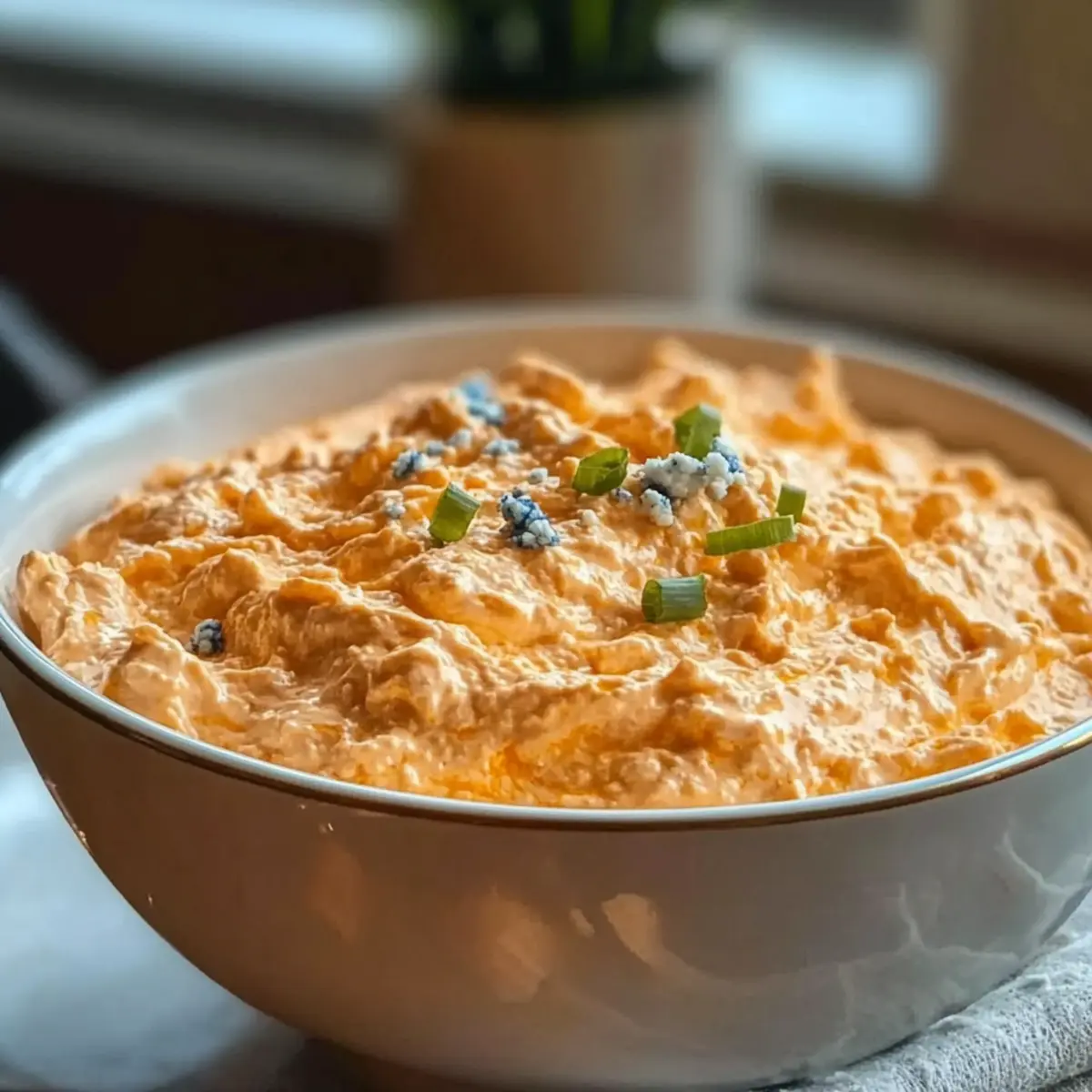 Cottage Cheese Buffalo Chicken Dip