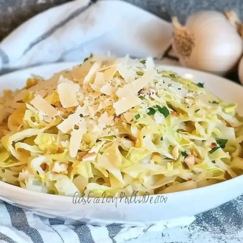 Garlic Butter Cabbage Noodles