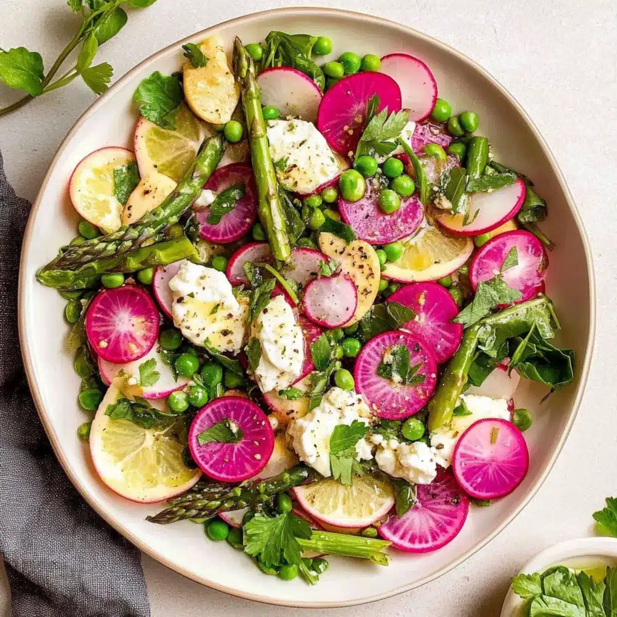 Fresh Radish and Herb Salad