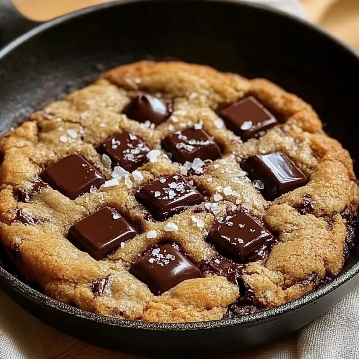 Chocolate Chip Skillet Cookie